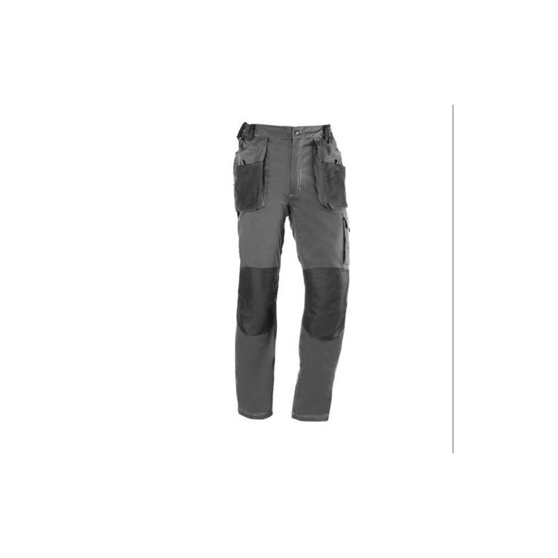 PANTALON MULTIBOLSILLOS FLEX GRIS/NEGRO 171-XL