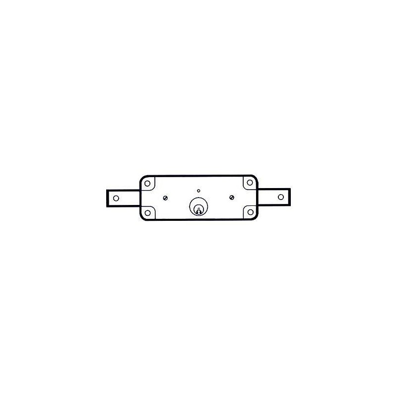 CERRADURA PUERTA METALICA 1511-AV MCM