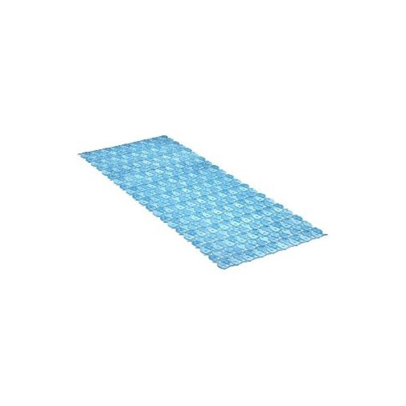 ALFOMBRA BAÑO PVC ANTIDESLIZANTE 36X97CMS AZUL