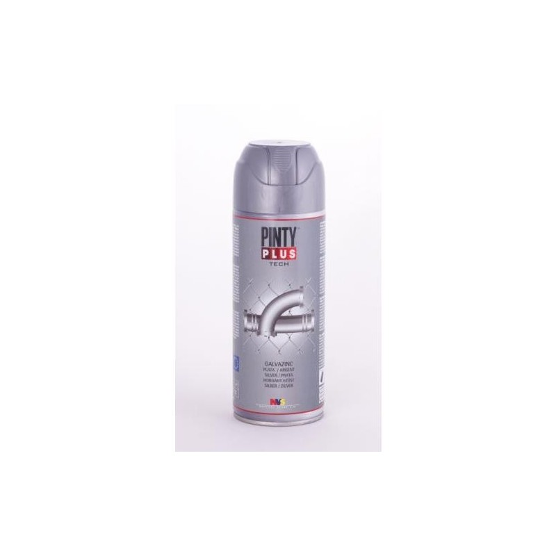 GALVANIZADO SPRAY PINTY PLUS TECH PLATA 520ML. 738