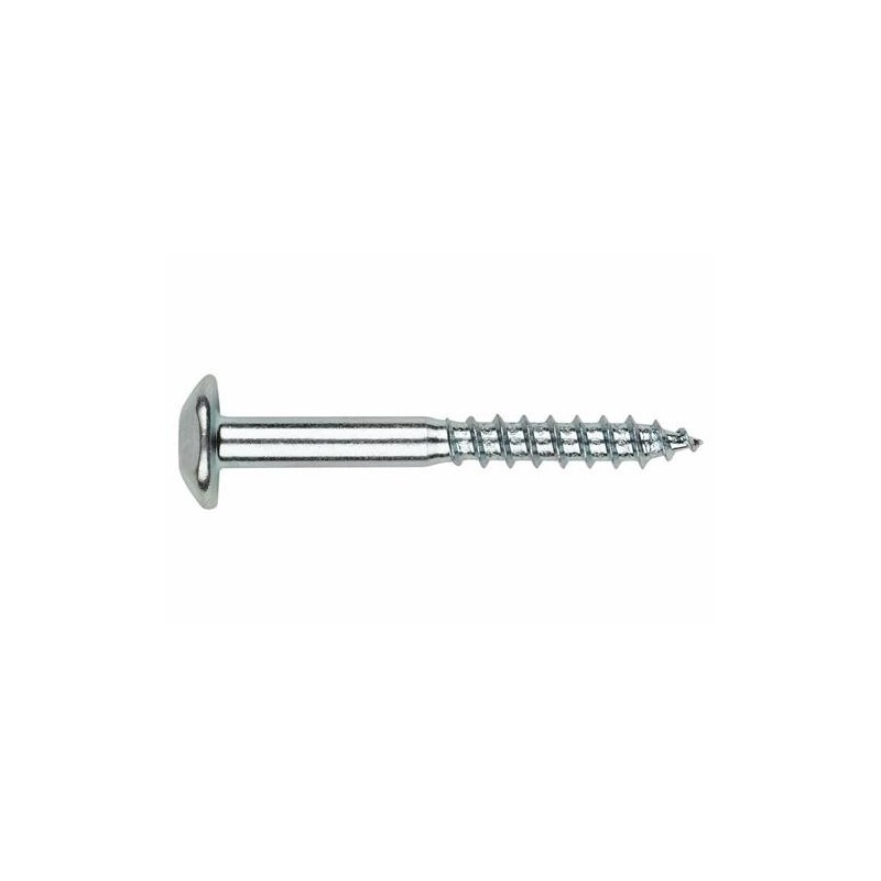 TORNILLO MADERA INVIOLABLE TORX 7X60MM.ZN.(BL.)