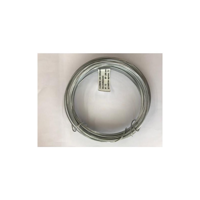 ALAMBRE GALVA ROLLO 250 GR Nº4 0,9MM X 50M. 39030