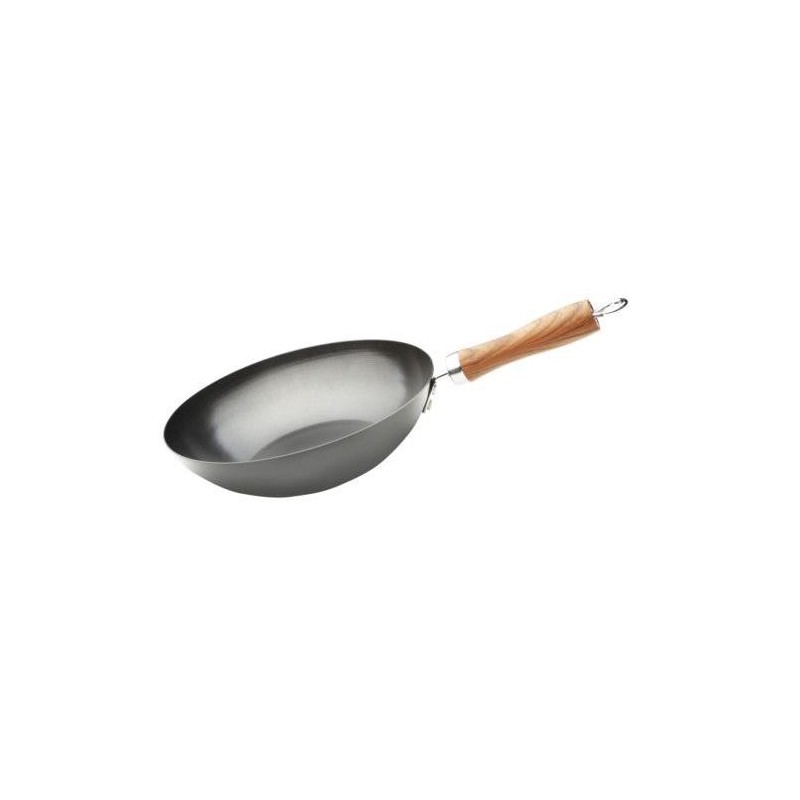 WOK DE ACERO AL CARBONO 28CM 20028