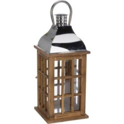 FAROL MADERA METAL MARRON...