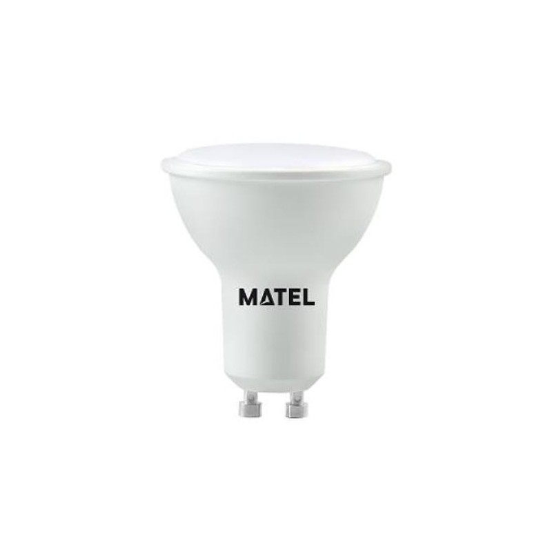 BOMBILLA LED 5 W. DICROICA GU10 LUZ CALIDA 21782