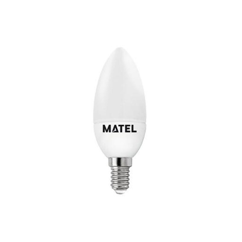 BOMBILLA LED 5 W. VELA E14 LUZ CALIDA 21840