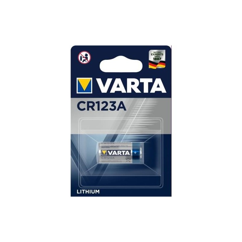 PILA LITIO CR123A VARTA 3V 6205