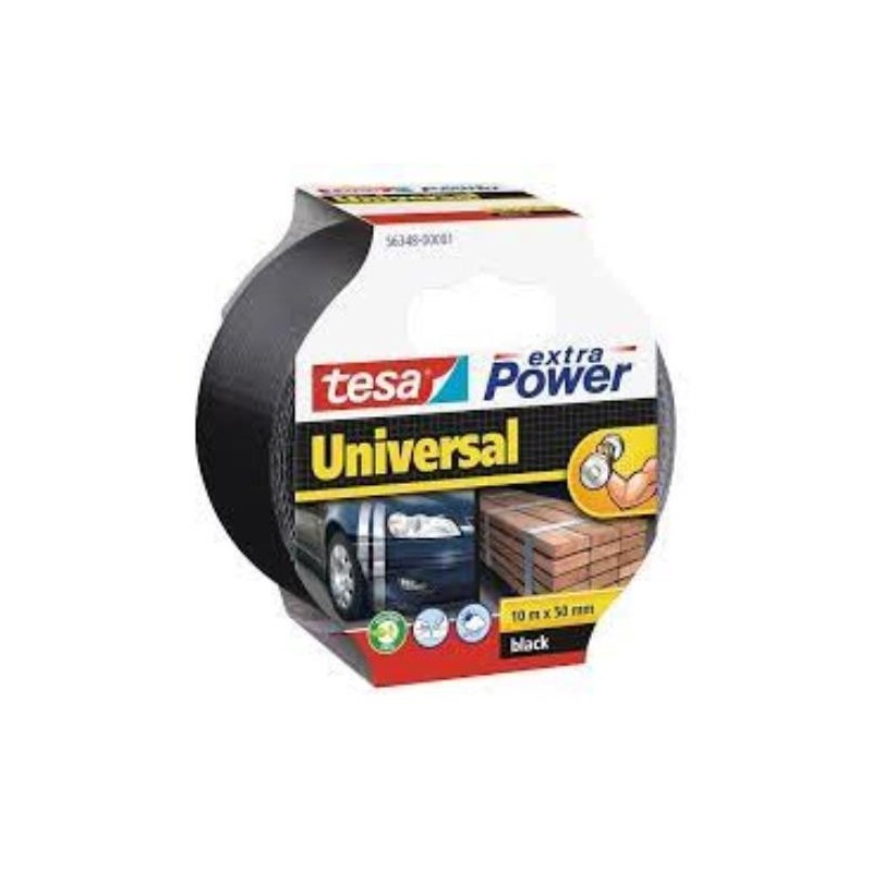 CINTA AMERICANA EXTRA UNIVERSAL 10M X 50MM NEGRA