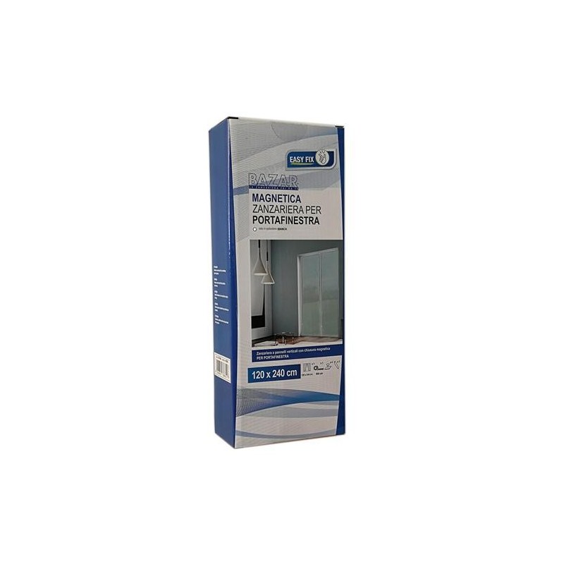 MOSQUITERA MAGNETICA PUERTA 120X240 BLANCO