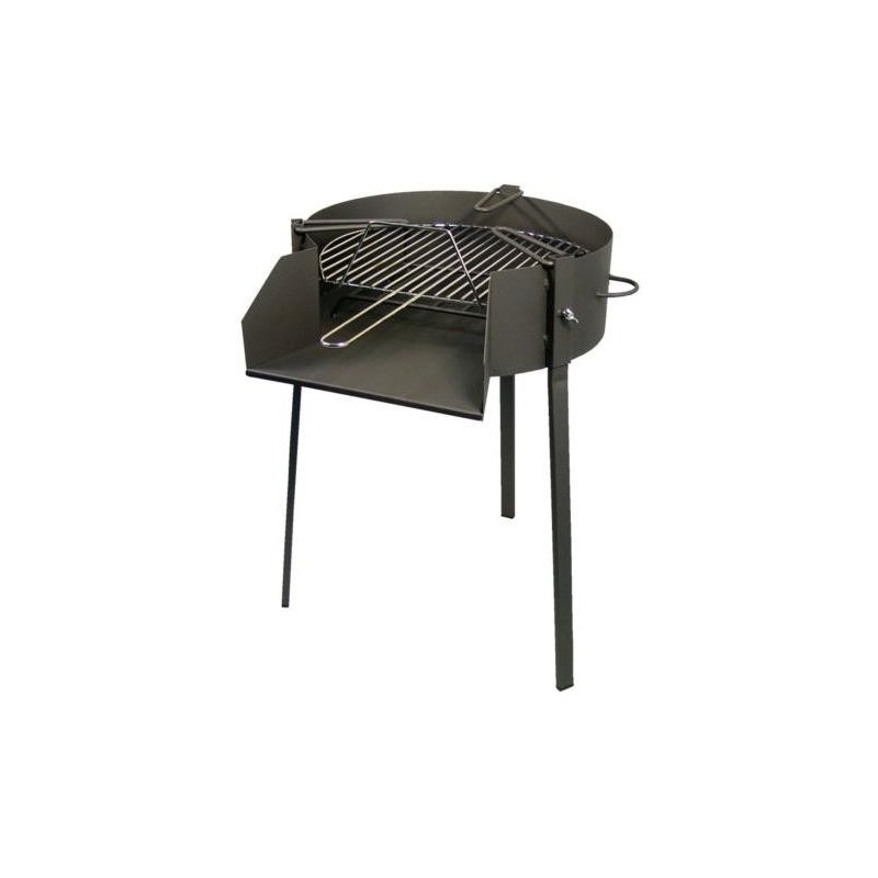 BARBACOA REDONDA C/SOPORTE PAELLA Ø60X75CM. 71582