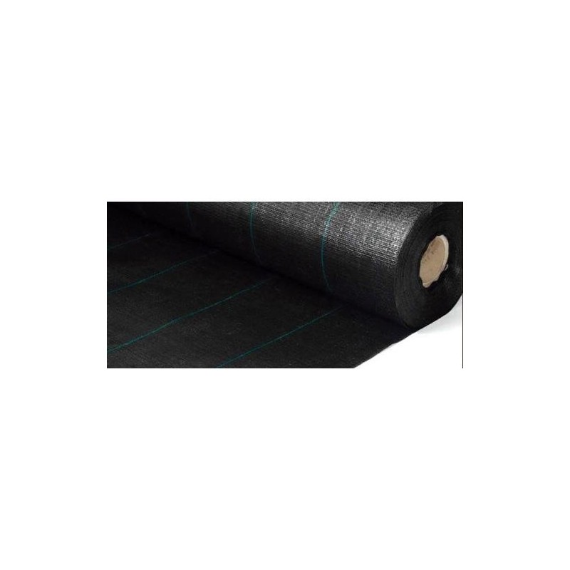 MALLA ANTIHIERBAS NEGRA 100GR 1X10M 213005