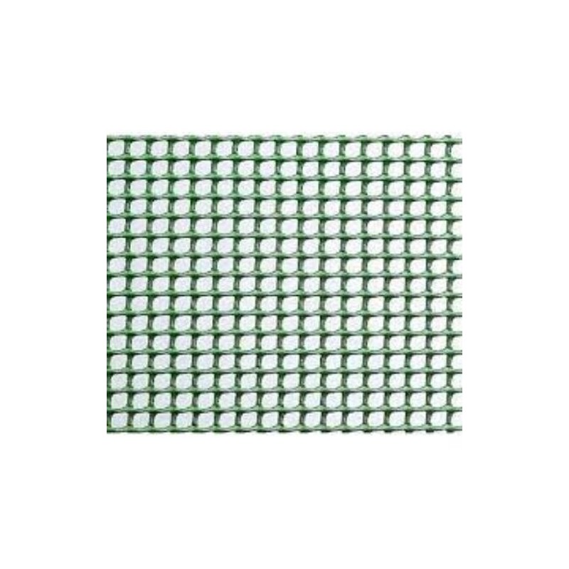 ROLLO MALLA CUADRADA CUADRANET 5X5MM 1X25M VERDE