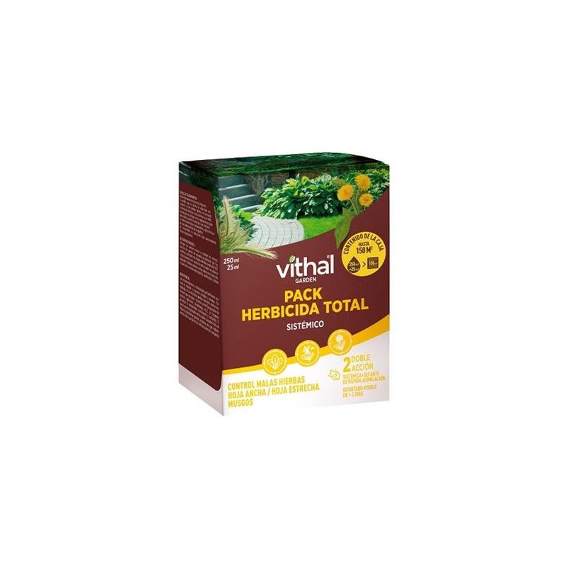 HERBICIDA TOTAL 250 ML + 25ML (PACK)  - VITHAL