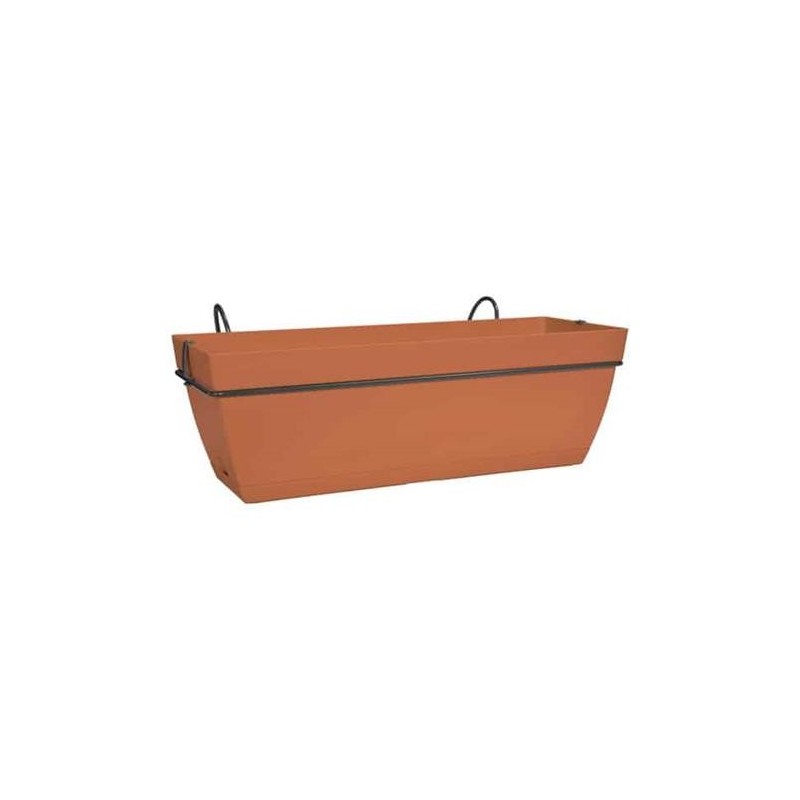 MACETA PARIS BALCONY TROUGH SET 50CM TERRA