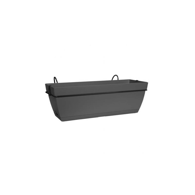 MACETA PARIS BALCONY TROUGH SET 50CM ANTHRACITE