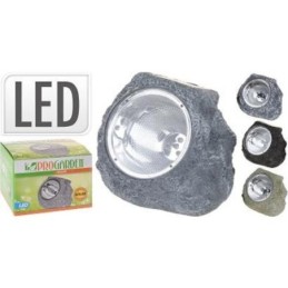 PIEDRA SOLAR RESINA 4 LED...