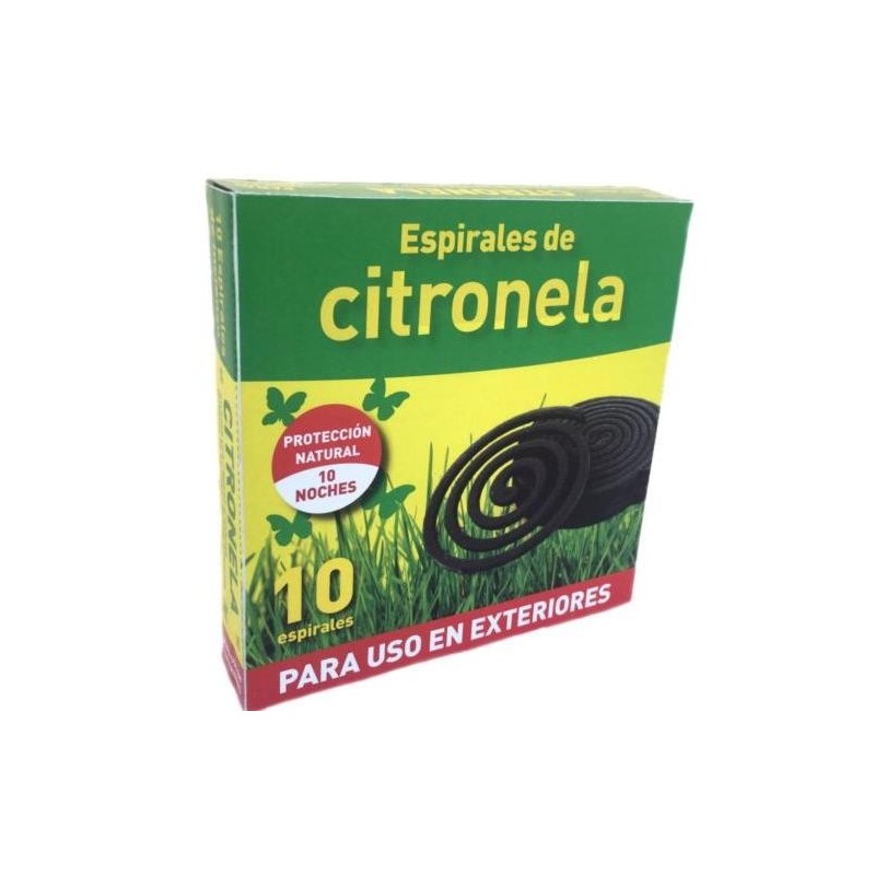 ESPIRALES CITRONELA ANTIMOSQUITOS 10UDS.   359