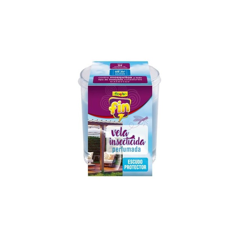 VELA INSECTICIDA VASO CRISTAL PERFUMADA  1-20590