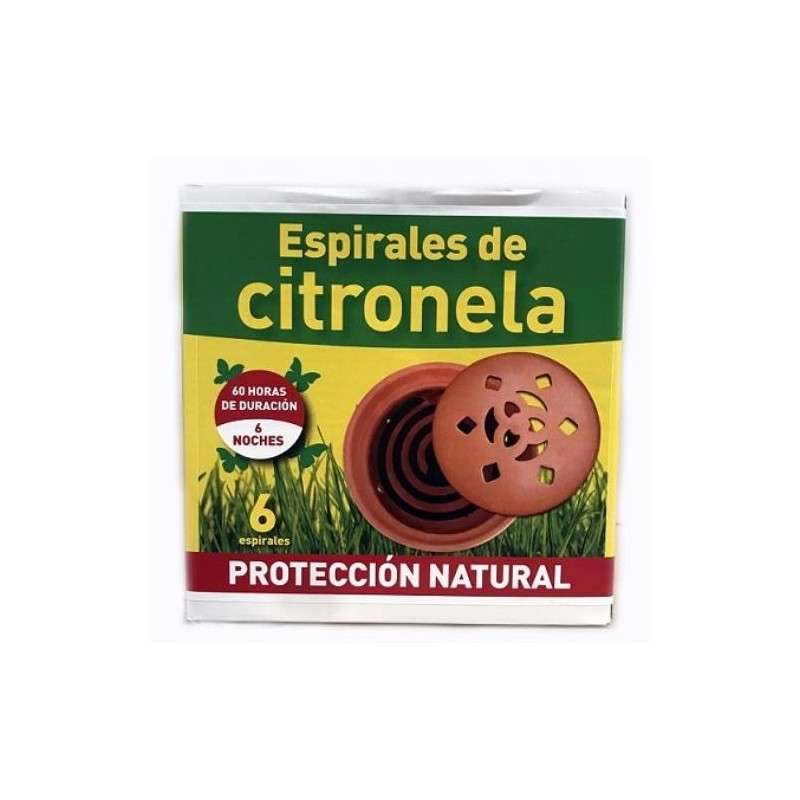 ESPIRALES DE CITRONELA ANTIMOSQUITOS