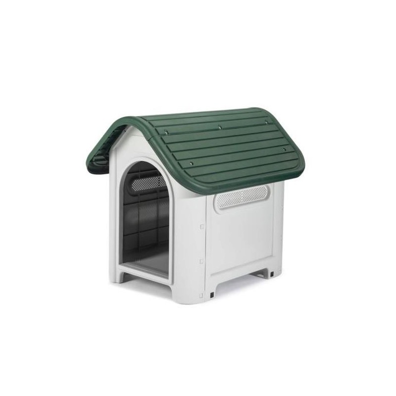 CASETA PARA PERROS RESINA KIRA GREEN KZT1005