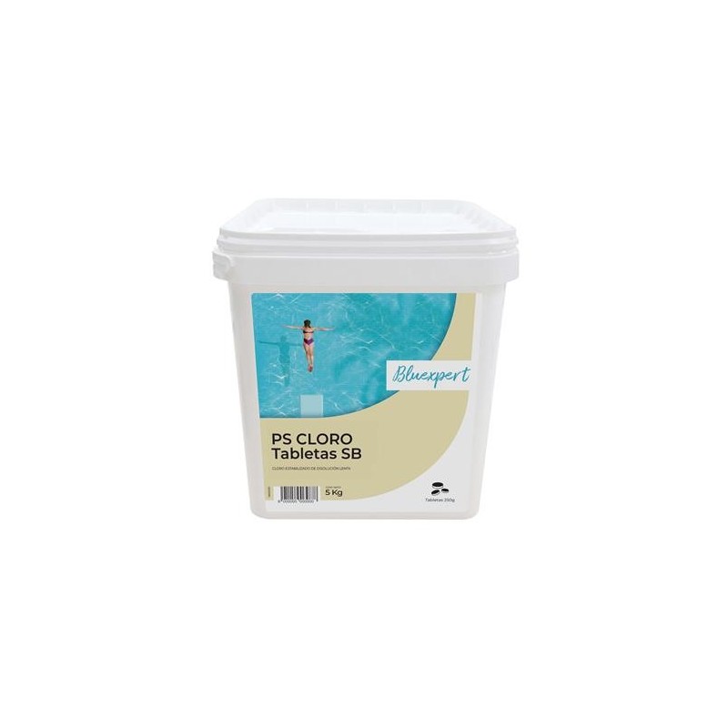 CLORO LENTO TABLETA 250GR. 5KG. BLUEXPERT BN1705