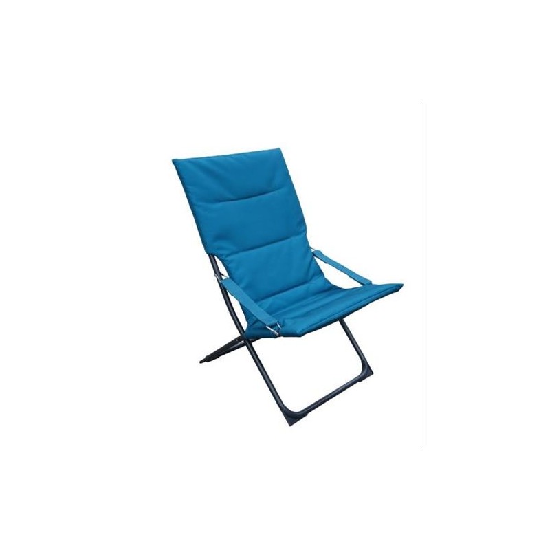 SILLA PLEGABLE ACERO MIAMI BLUE