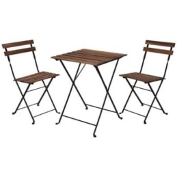 CONJUNTO BISTRO 3 PZ MADERA...