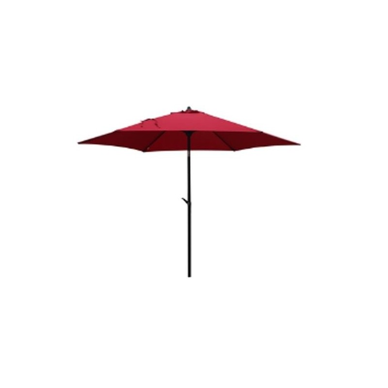 PARASOL ACERO ROJO DIAMETRO 2.7M  893414