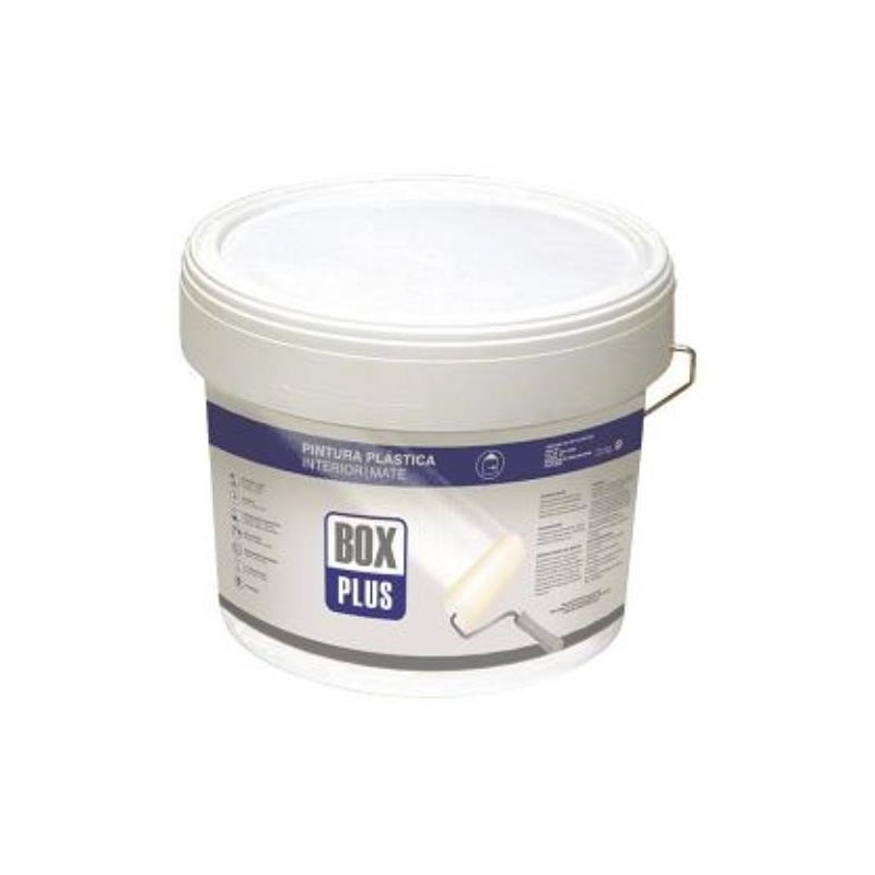 PINTURA PLASTICA INT. BOX PLUS BLANCO MATE 20KG.