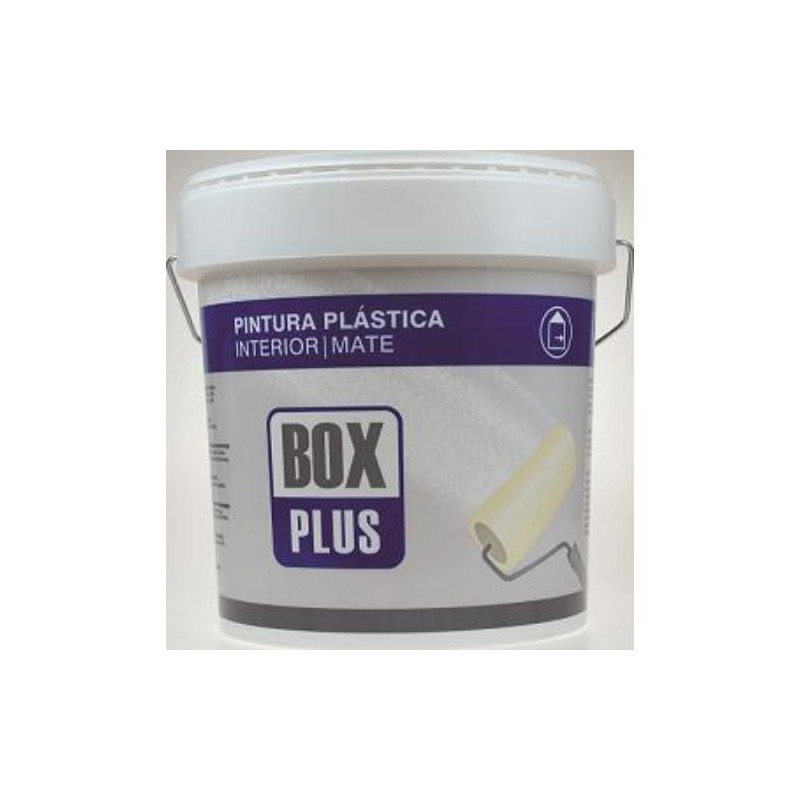 PINTURA PLASTICA INT. BOX PLUS BLANCO MATE 12KG.