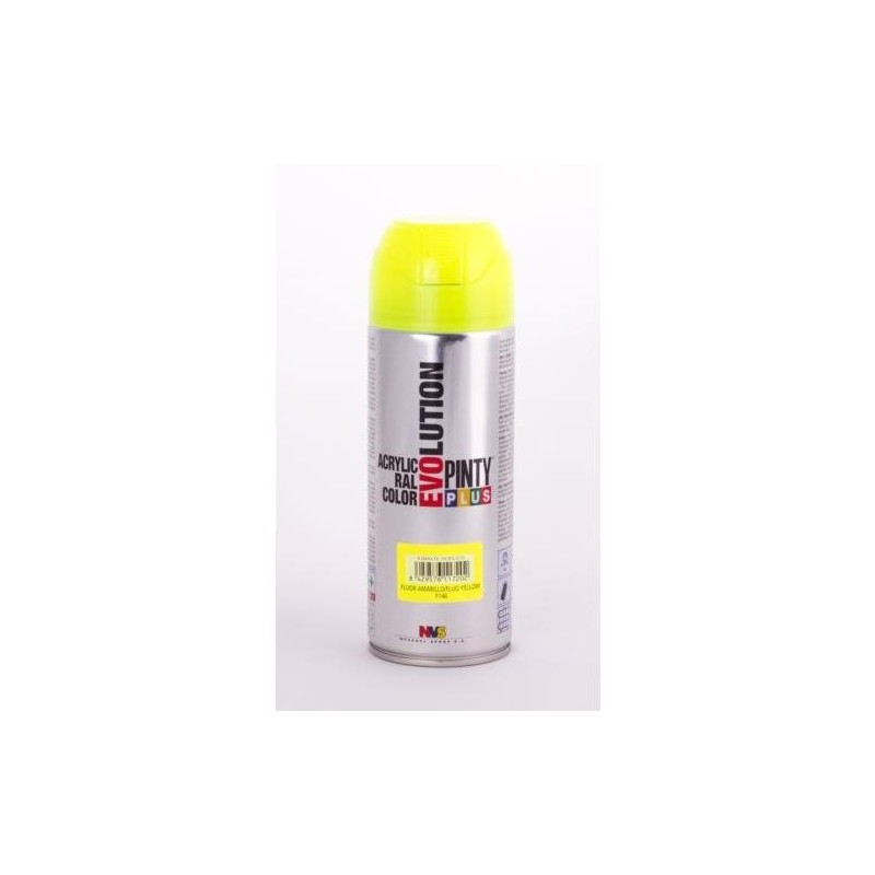 PINTURA SPRAY PINTY PLUS AMARILLO FLUOR.F146 520ML