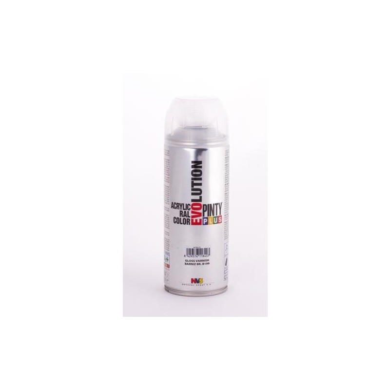 PINTURA SPRAY PINTY PLUS BARNIZ BRILLANTE 520ML.