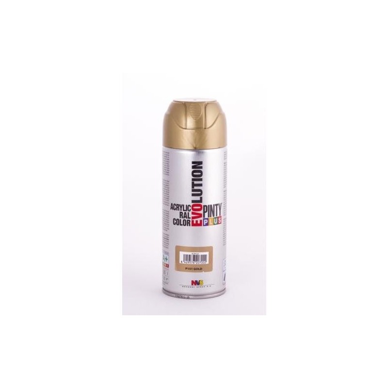 PINTURA SPRAY PINTY PLUS ORO BRILLANTE EV151 520ML