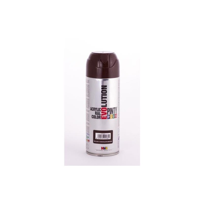 PINTURA SPRAY PINTY PLUS MARRON RAL 8017 520ML.