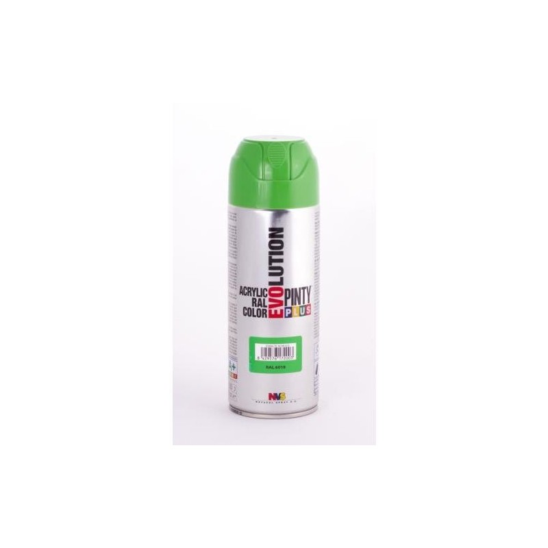 PINTURA SPRAY PINTY PLUS VERDE BRILL.RAL6018 520ML