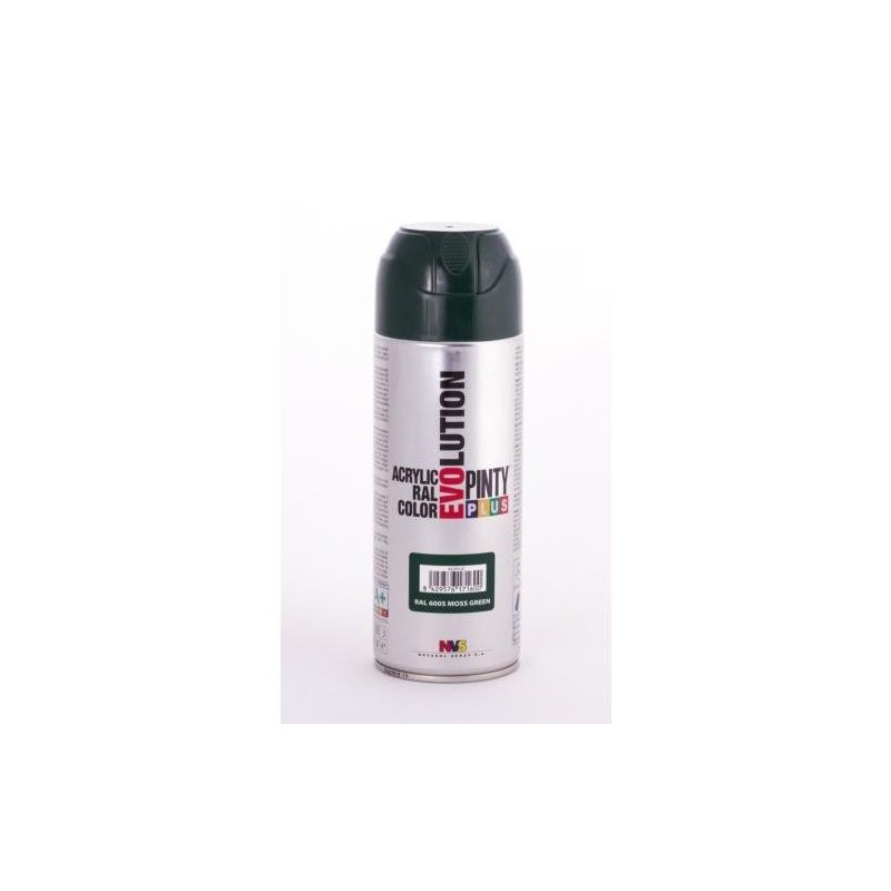 PINTURA SPRAY PINTY PLUS VERDE BRILL.RAL6005 520ML