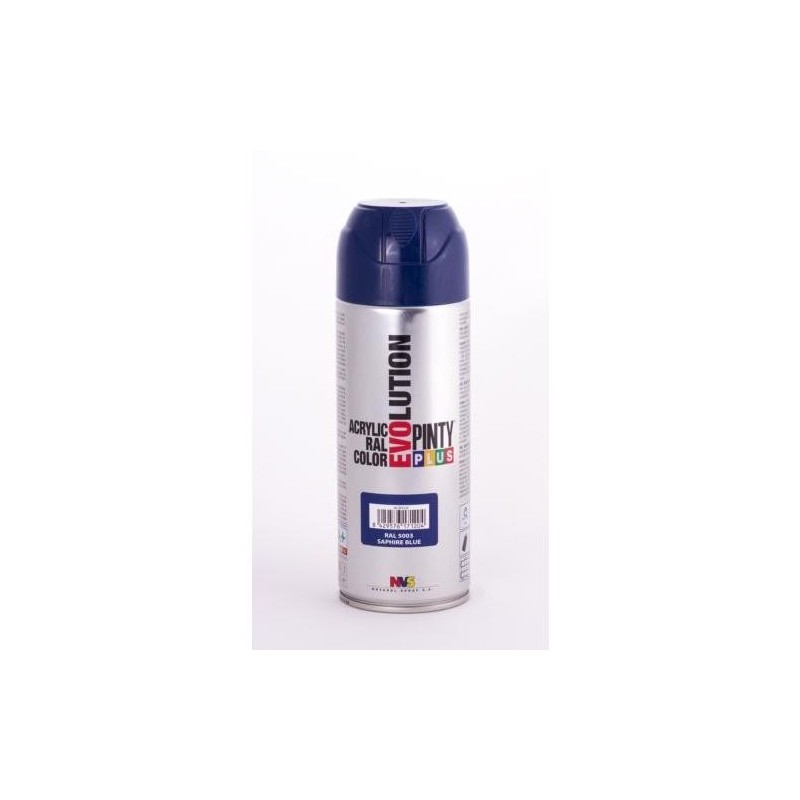 PINTURA SPRAY PINTY PLUS AZUL BRILL.RAL 5003 520ML