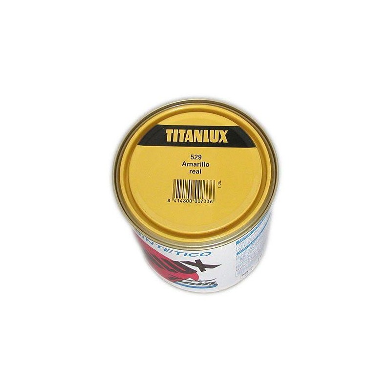 ESMALTE TITANLUX 750 ML. 529 001 AMARILLO REAL