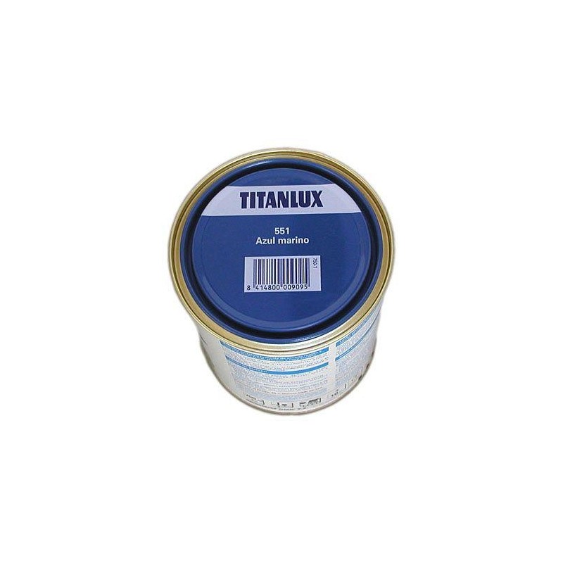 ESMALTE TITANLUX 750 ML. 551 001 AZUL MARINO