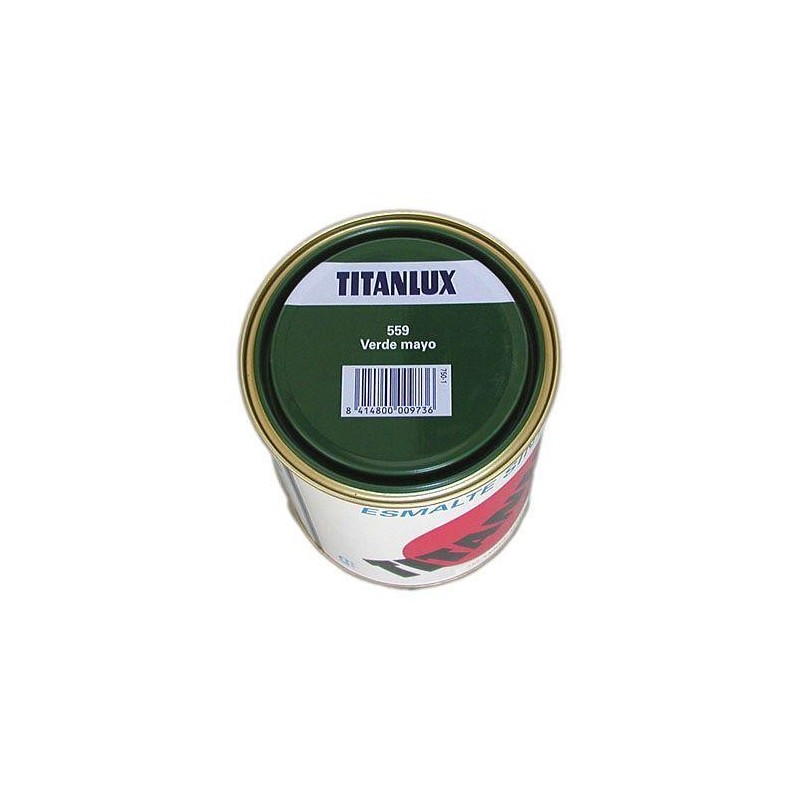 ESMALTE TITANLUX 750 ML. 559 001 VERDE MAYO