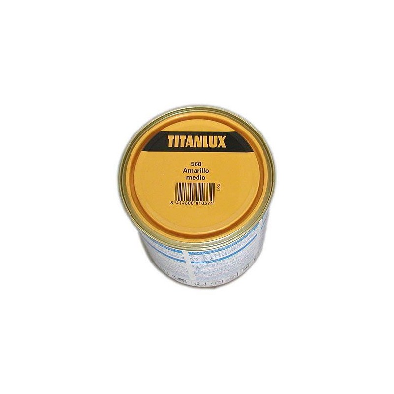 ESMALTE TITANLUX 750 ML. 568 001 AMARILLO MEDIO