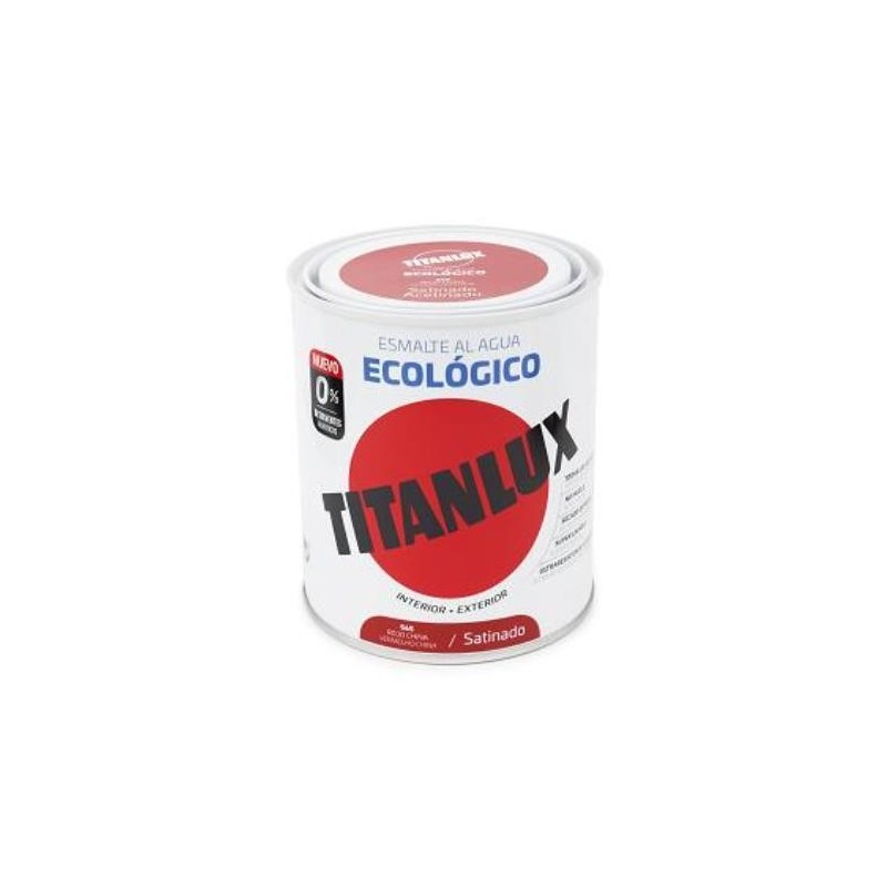 TITANLUX ECO SATINADO ROJO CHINA 750ML