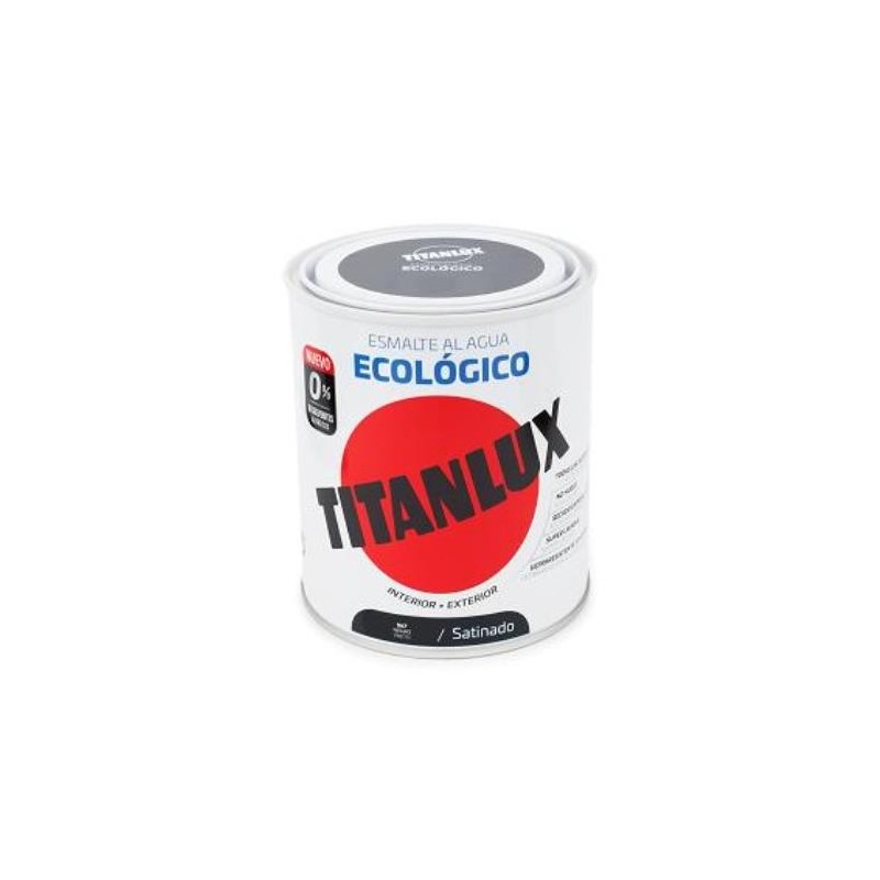 TITANLUX ECO SATINADO NEGRO 750ML