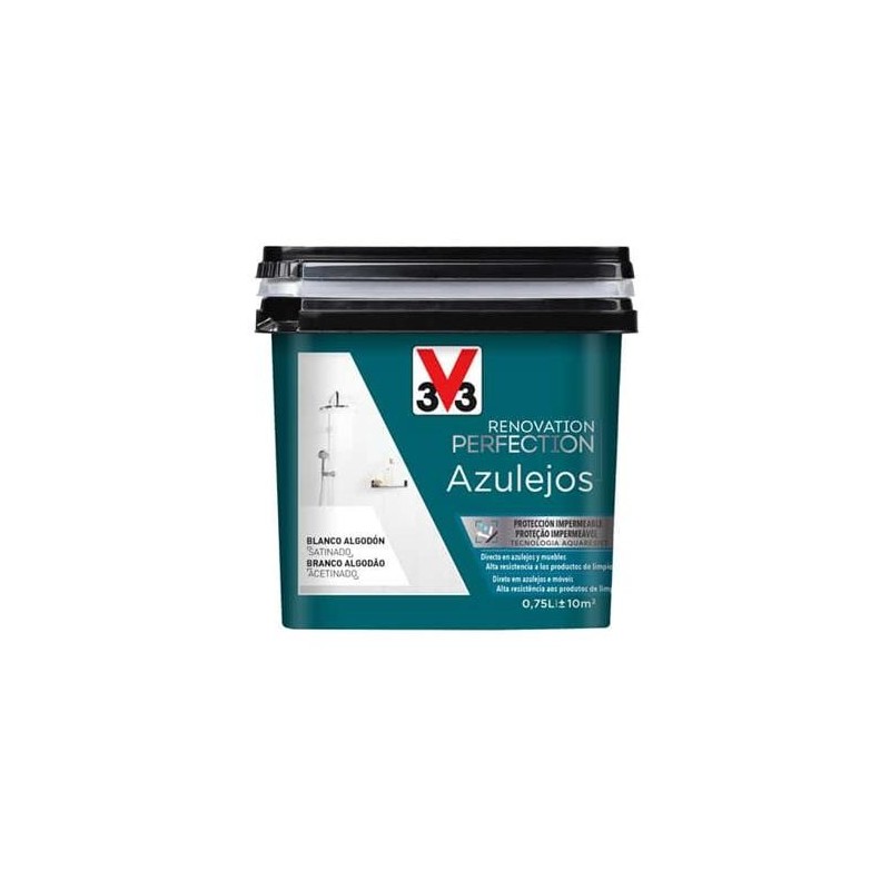 PINTURA RENO PERFECTION AZULEJOS 2L BLANCO ALGODON