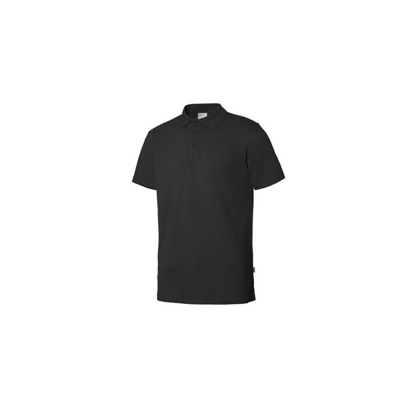 POLO STRETCH MC HOMBRE NEGRO S