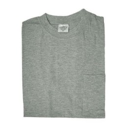 CAMISETA CON BOLSILLO GRIS...