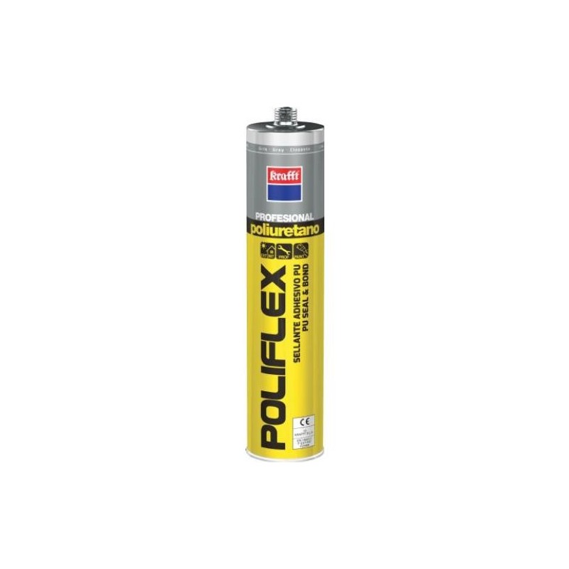 MASILLA POLIURETANO POLIFLEX GRIS 300 ML. 50013