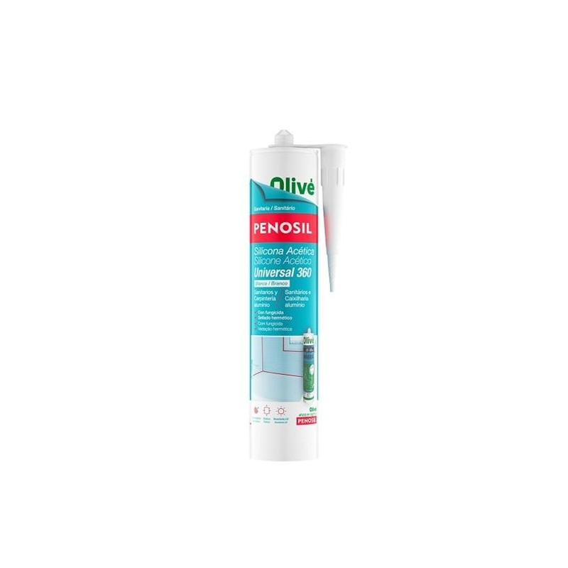 SILICONA ACIDA UNIVERSAL BLANCA 280 ML.