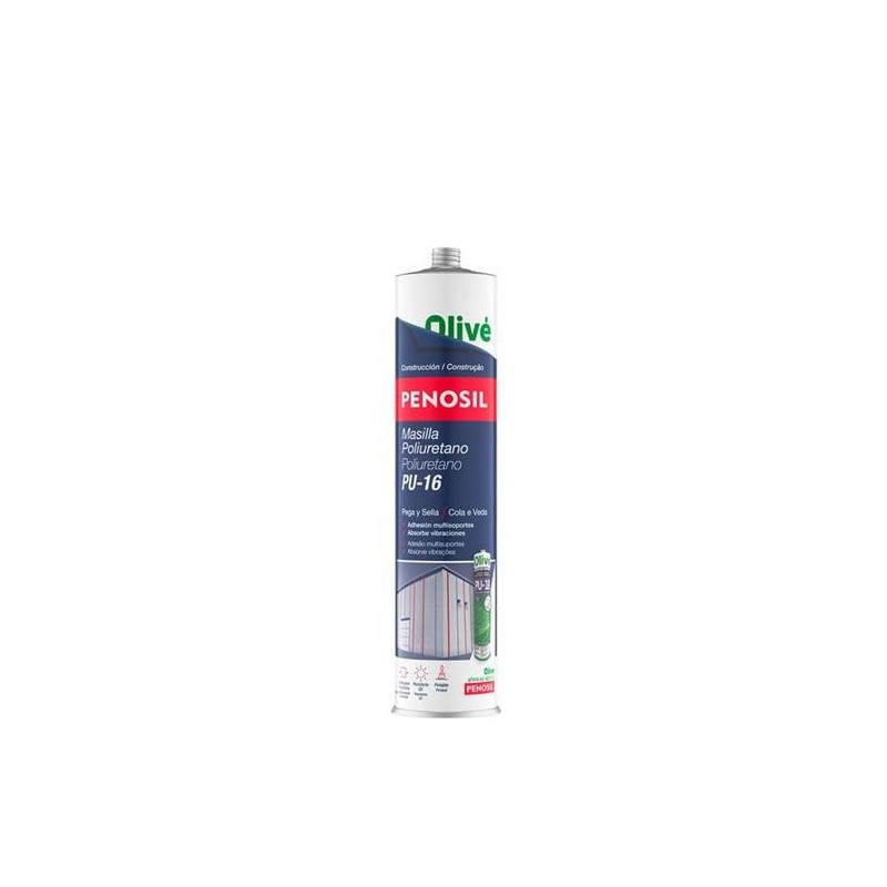 MASILLA DE POLIURETANO PU-16 GRIS CARTUCHO 300ML