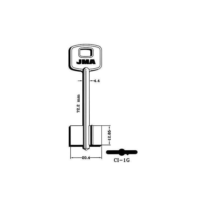 LLAVIN GORJA DE SEGURIDAD CI-1G